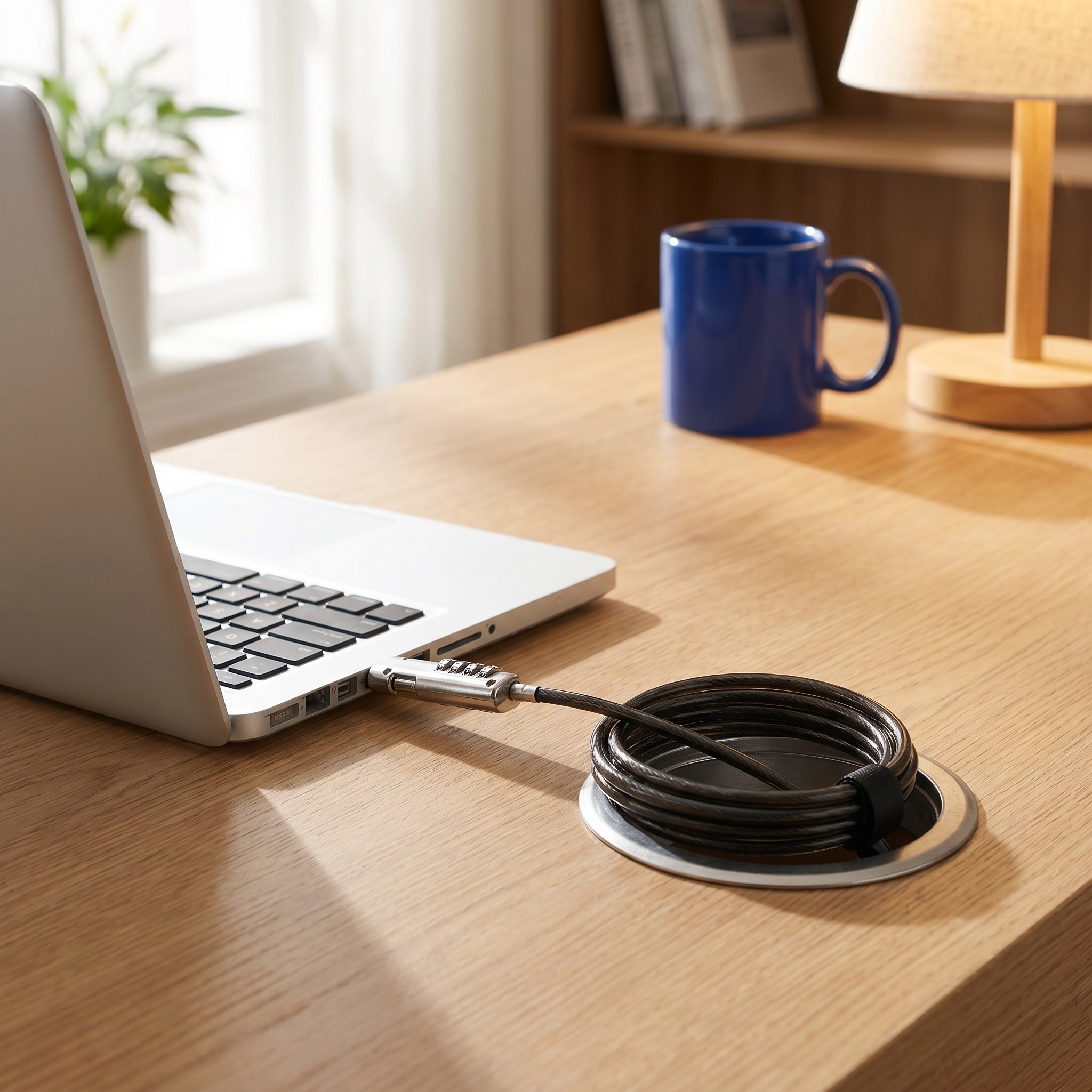 Cable Lock Laptop - Cadeado de Senha para Laptop com