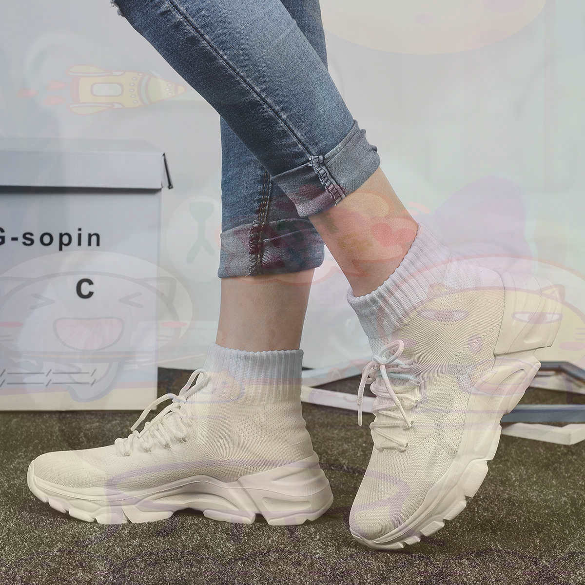 Office Tech Ideas - Aumenta a altura sumer basquete sapatos