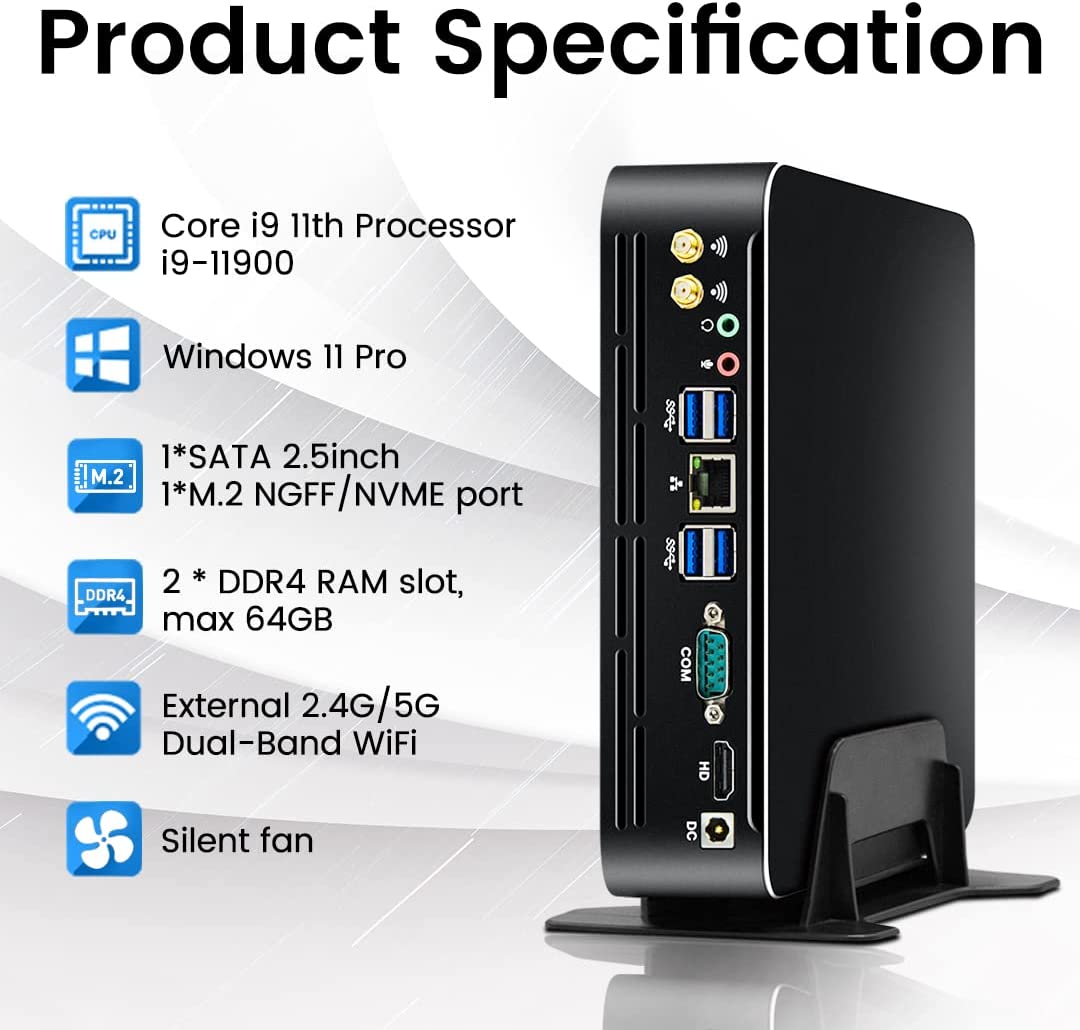 Partaker Mini PC Intel de 11ª  - Intel Cpu Core I5 avaliação e preço