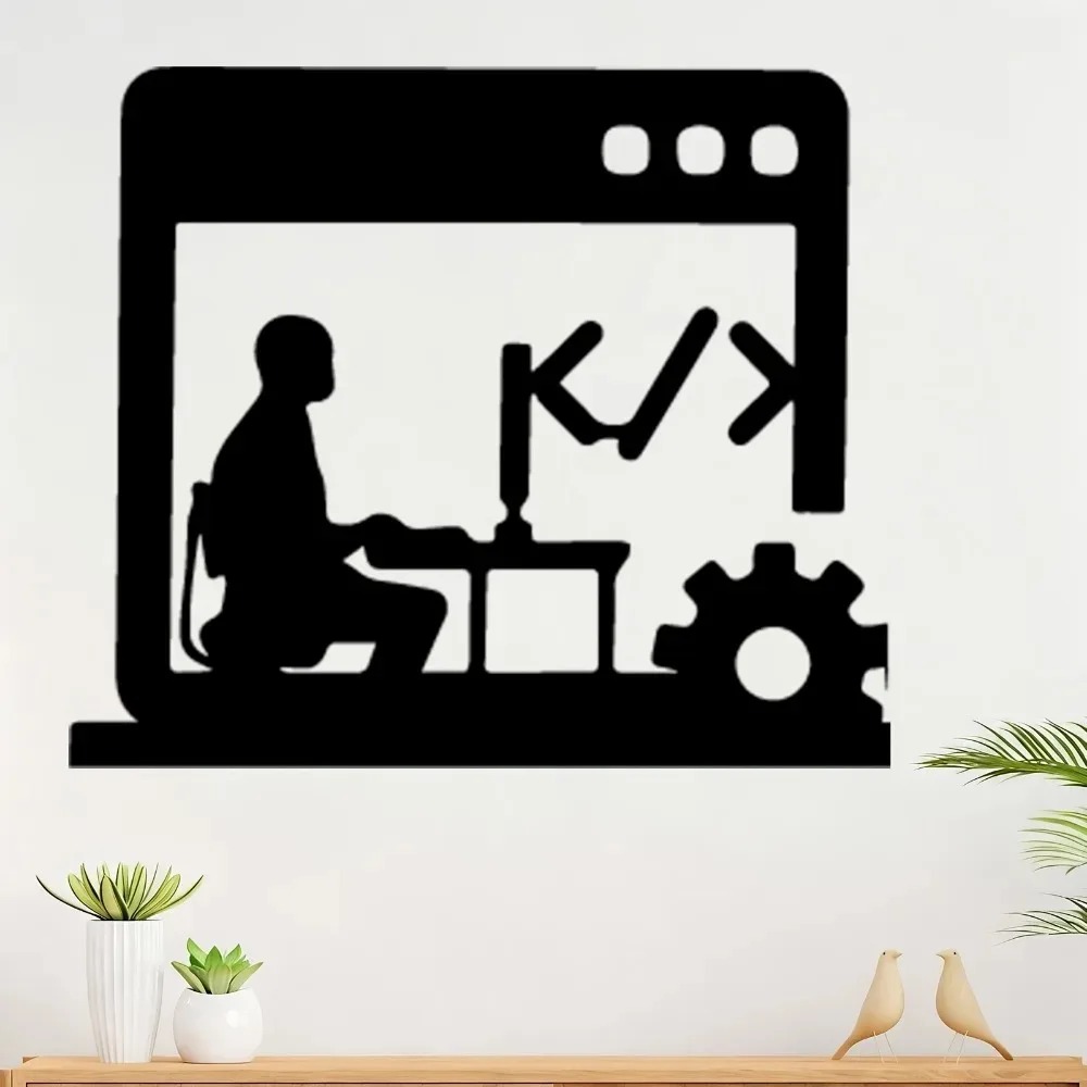 Arte de parede em metal, prese - Office Tech Software avaliação e preço